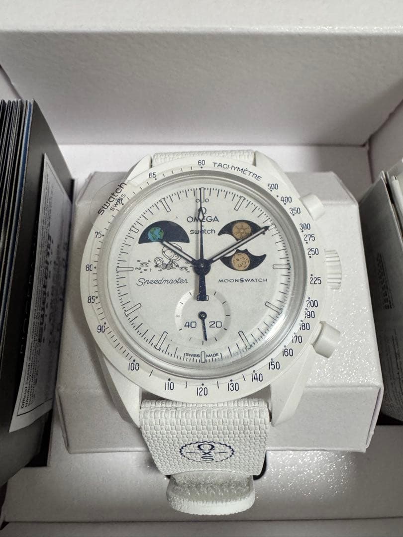 オメガスウォッチ スヌーピー MoonSwatch Snoopy Lサイズ