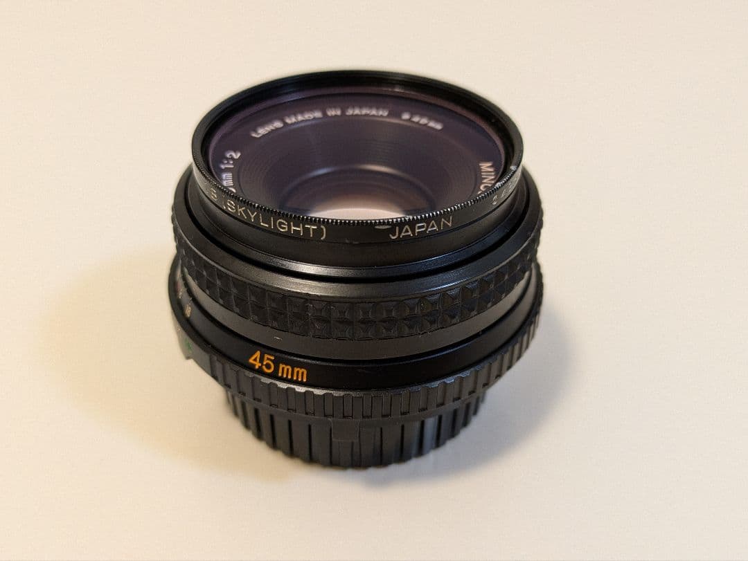 Minolta MD Rokkor 45mm f2 レンズ ミノルタ 箱付き