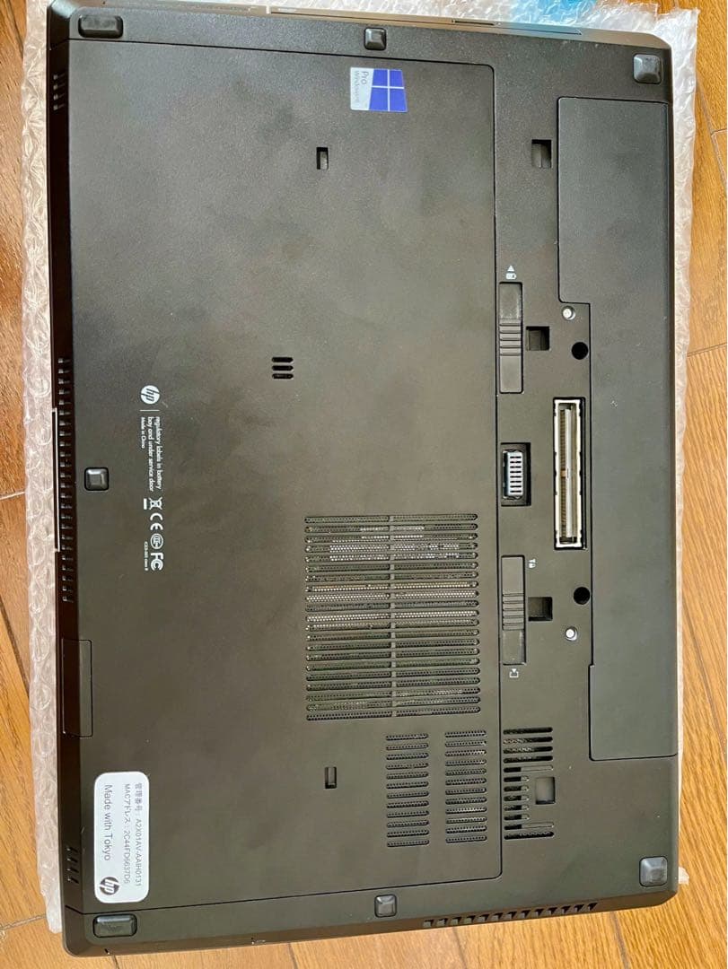 ノートPC 15インチ HP 8570w i7 16G SSD 無線 Win11