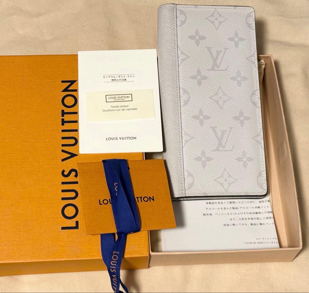 ■ほぼ未使用■ルイヴィトン ポルトフォイユブラザNM 長財布 タイガラマ グレー