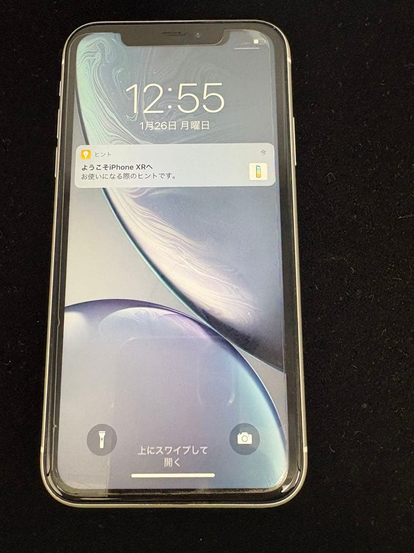 iPhoneXR 128GB ホワイト　バッテリー残量92%