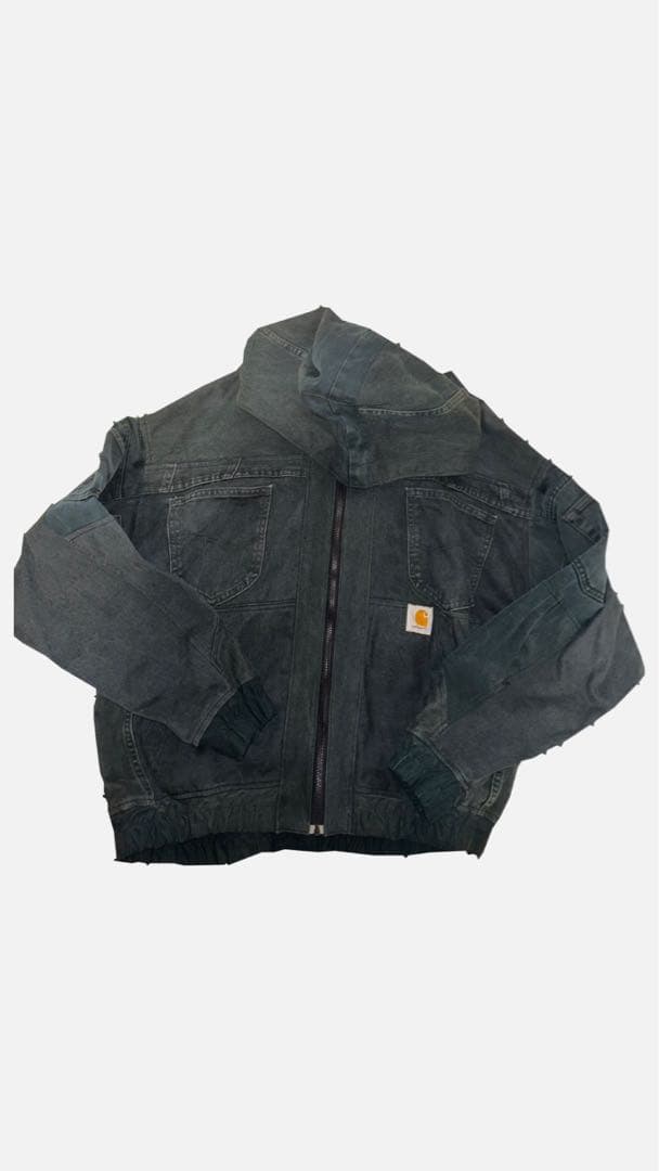 Carhartt フード付きリメイク デトロイトジャケット