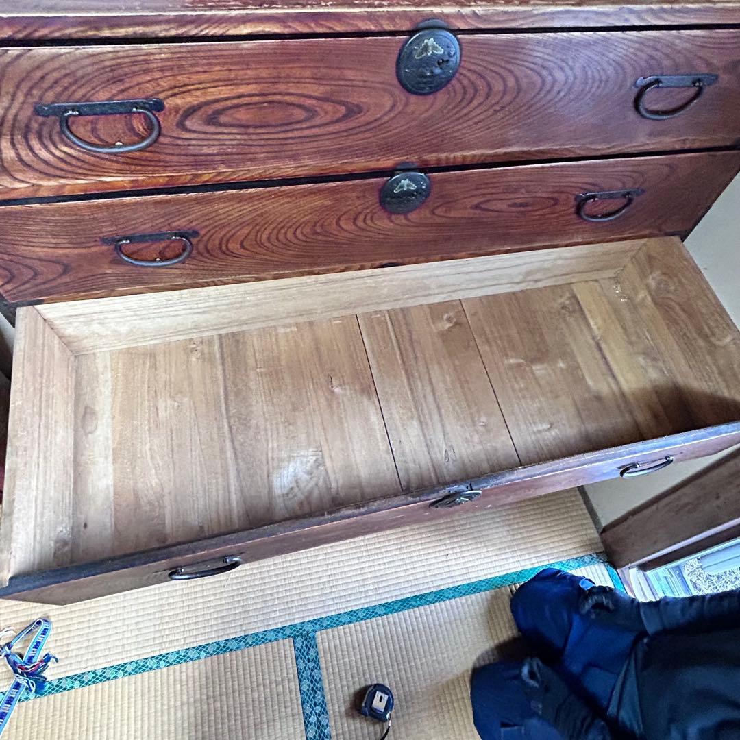 時代箪笥 和箪笥 5段チェスト 古民家 幅115cm