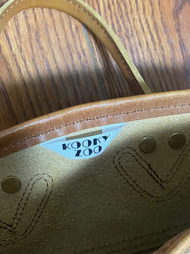 Kooky Zoo ブラウン トートバッグ