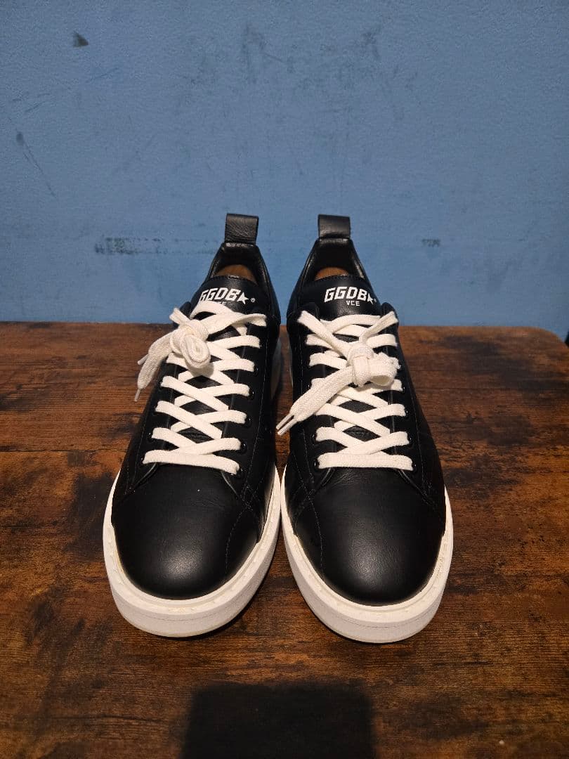 美品 Golden  Starter レザー スタープリントスニーカー