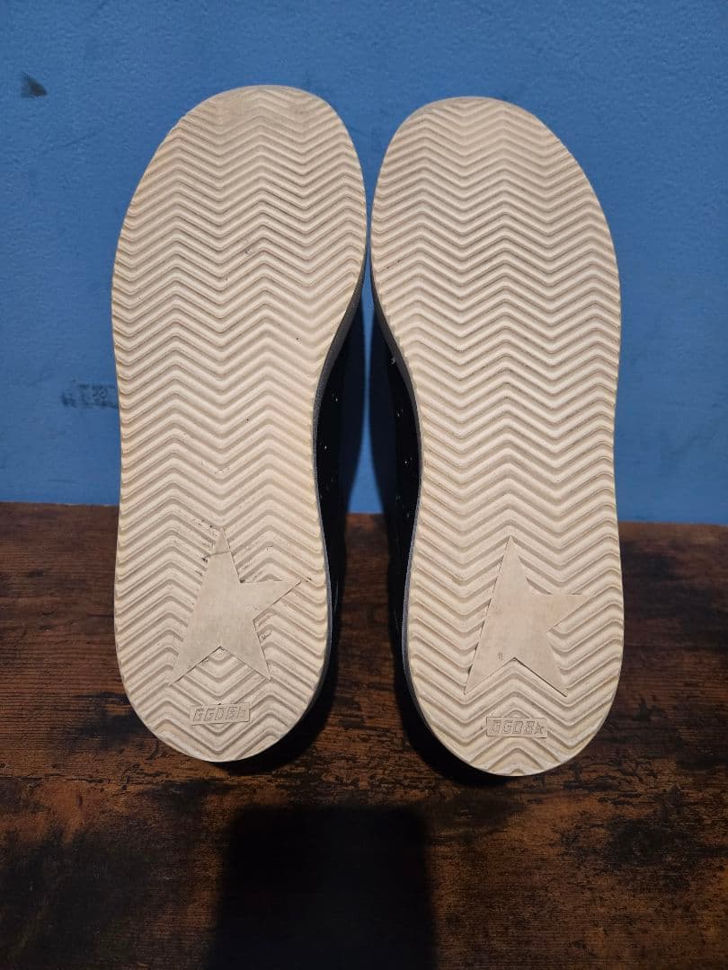 美品 Golden  Starter レザー スタープリントスニーカー