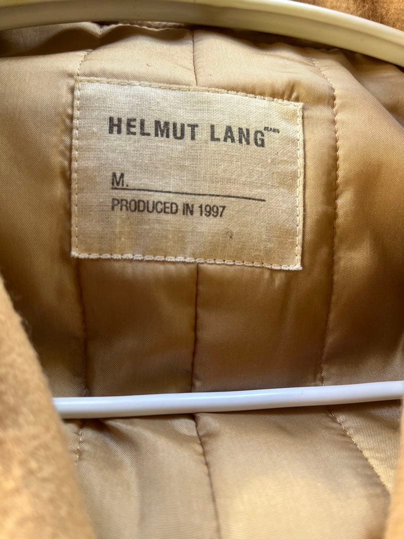 g*g様 HELMUTLANGベージュ ダブルブレスト チェスターコート ヴィン