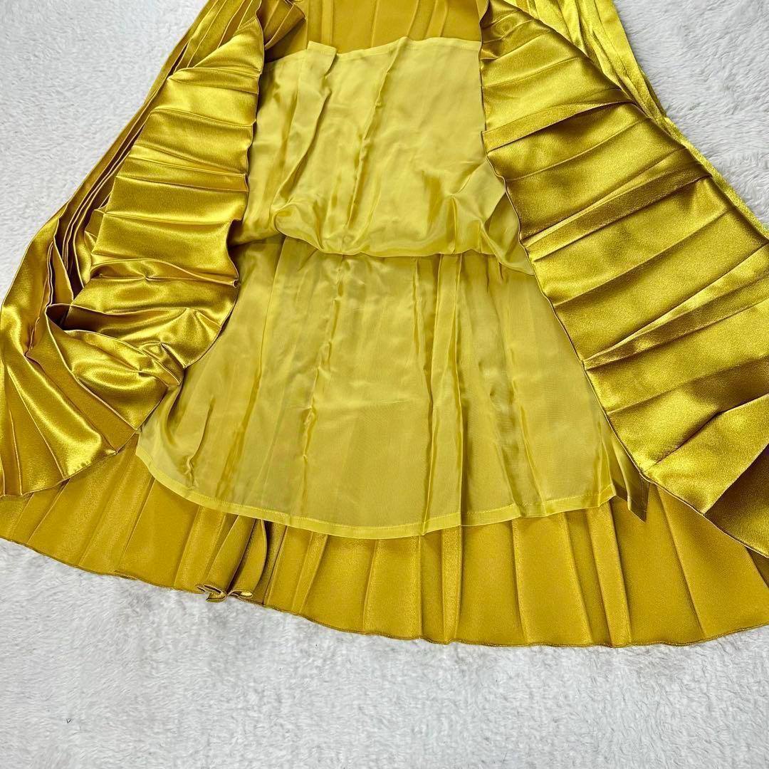 アンスリード✨タグ付新品未使用 オリガミプリーツロングスカート サイズ36