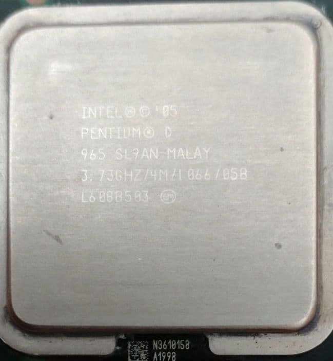 CPU Pentium Extreme Edition 965