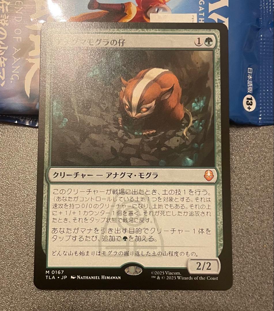 アナグマモグラの仔 日本語版1枚