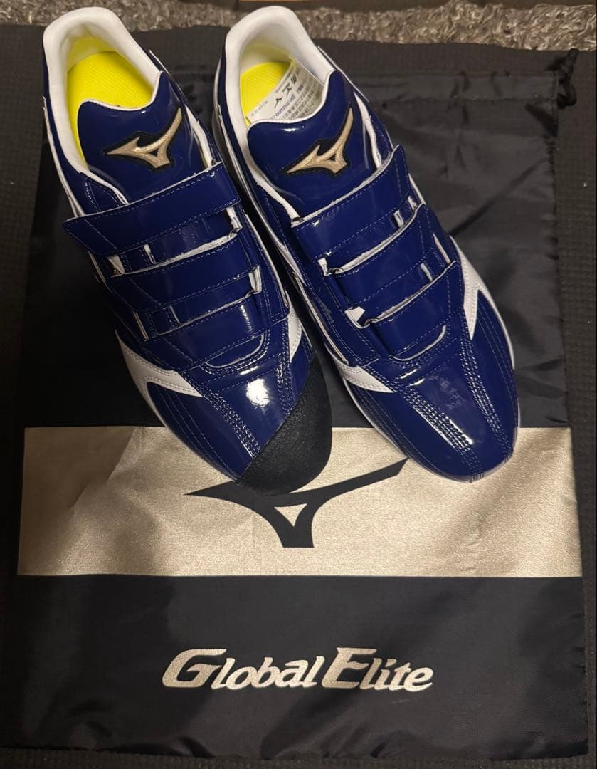む太郎さん専用 Mizuno Global Elite スパイク ネイビー