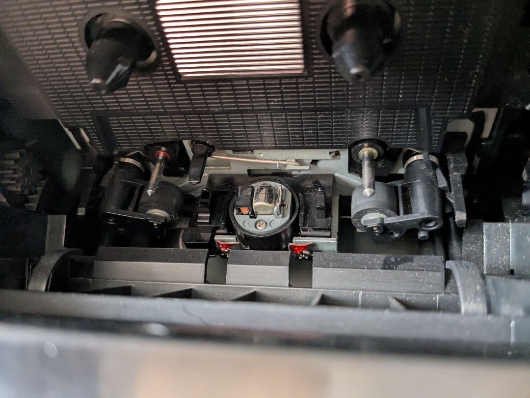 動作品 TEAC W−850R ダブル カセットデッキ リモコン付