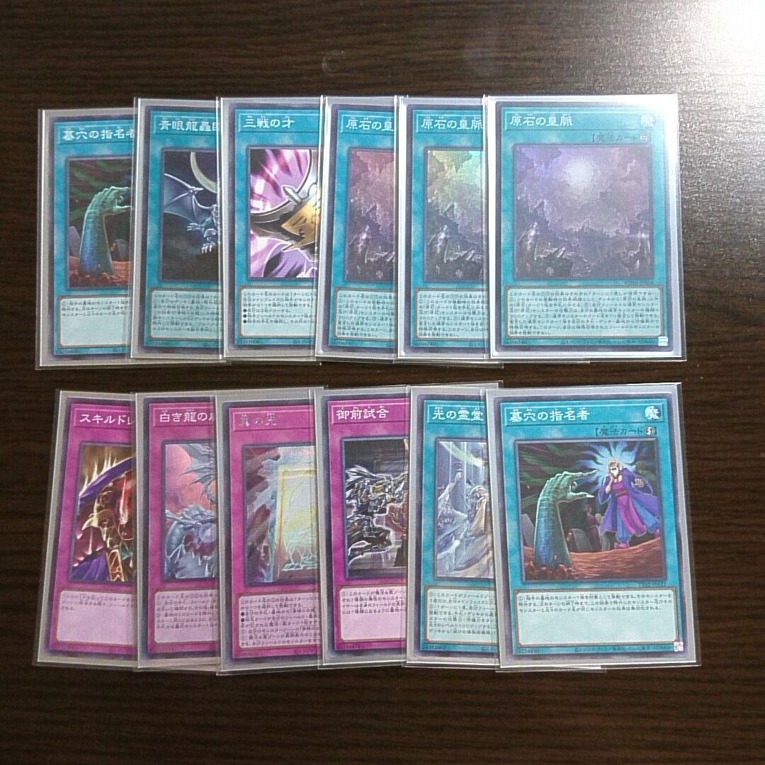 遊戯王【原石 青眼】デッキ 白き乙女 スリーブ付　A