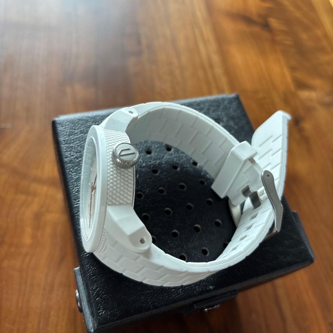 DIESEL ラバーベルト 時計 2点セット ホワイト ブラック