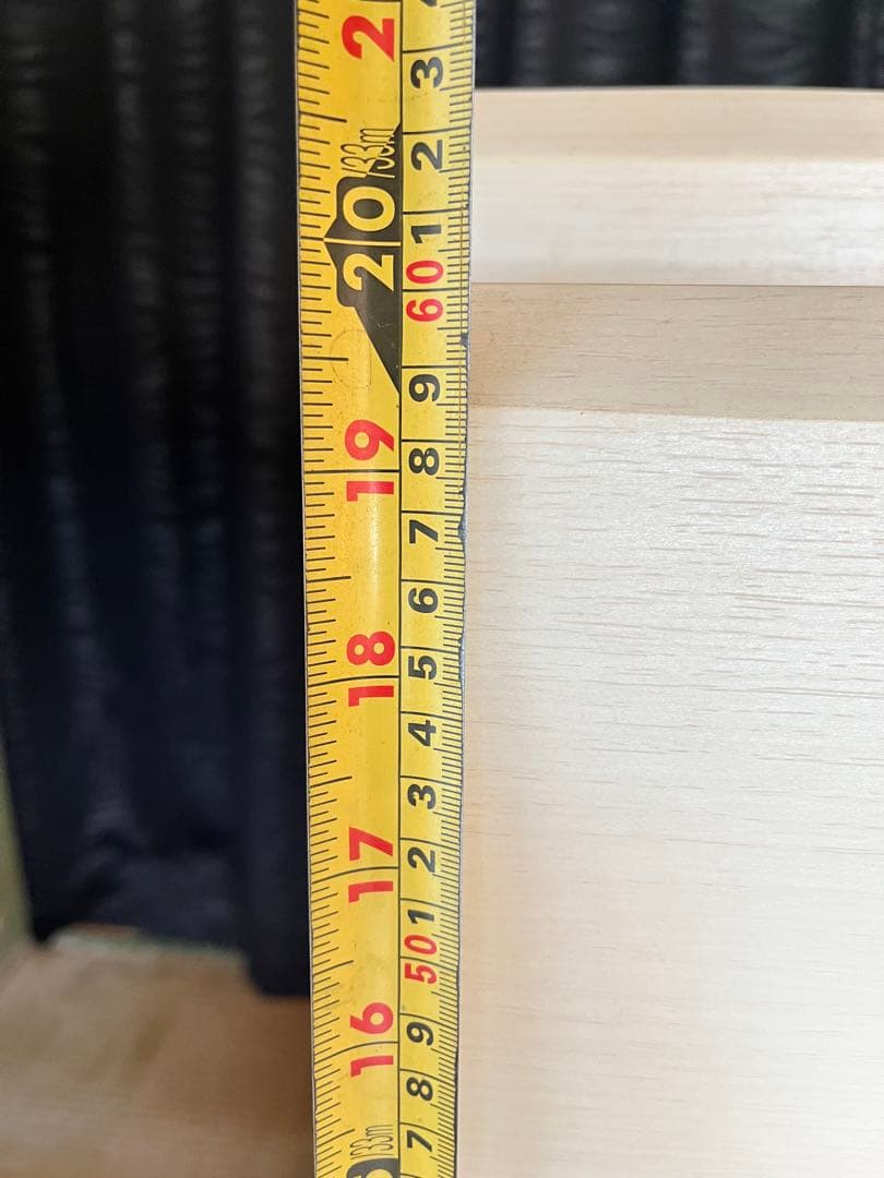 木製ダブルベッドフレーム 収納棚付き（コンセント2個口）