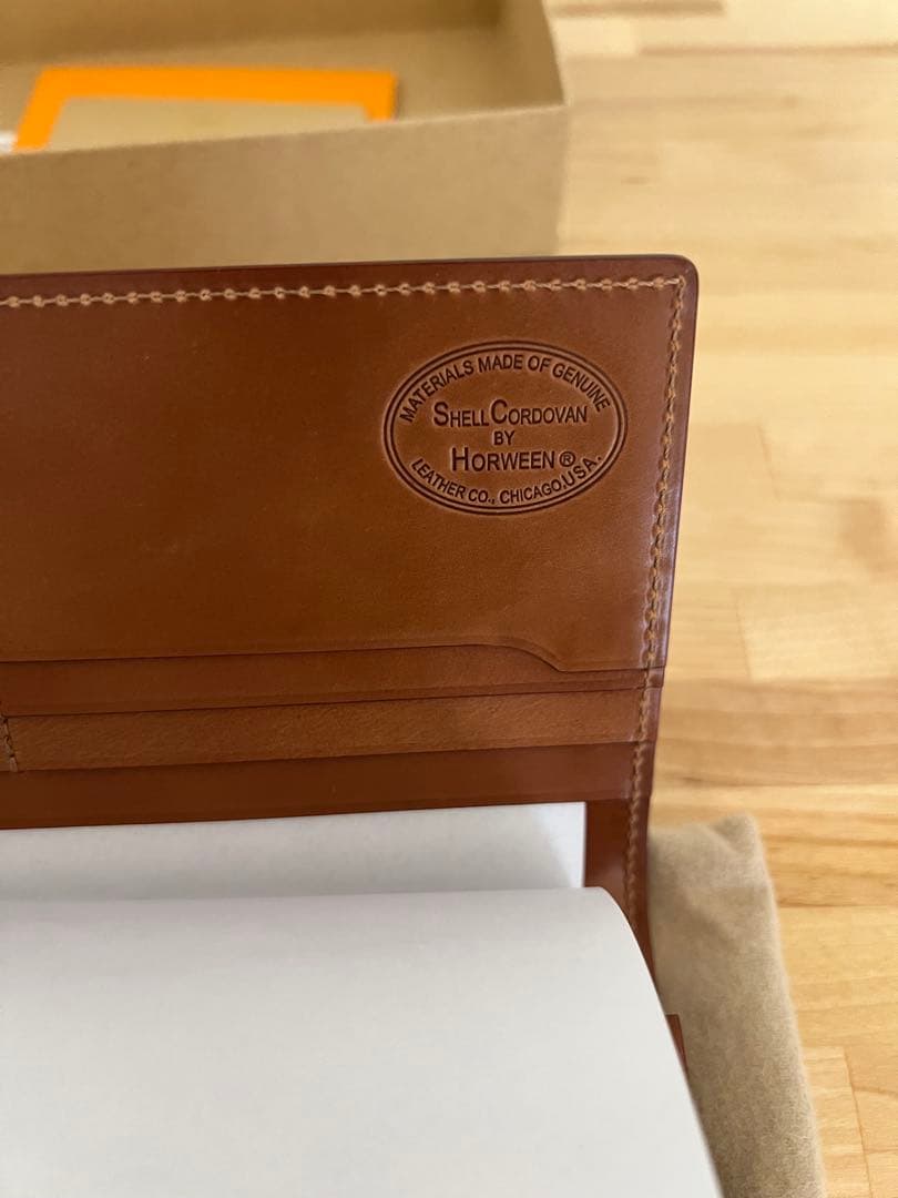 p*a様 SHELL CORDOVAN 2 シェルコードバン2ファスナー小銭入れ