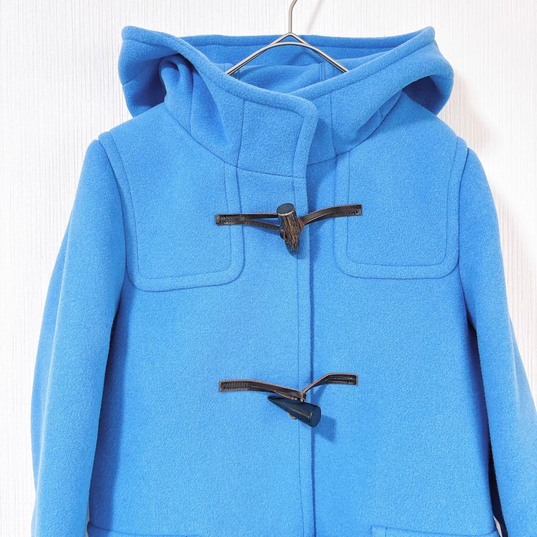 【新品】グリーンレーベルリラクシング コバルトブルー ダッフルコート