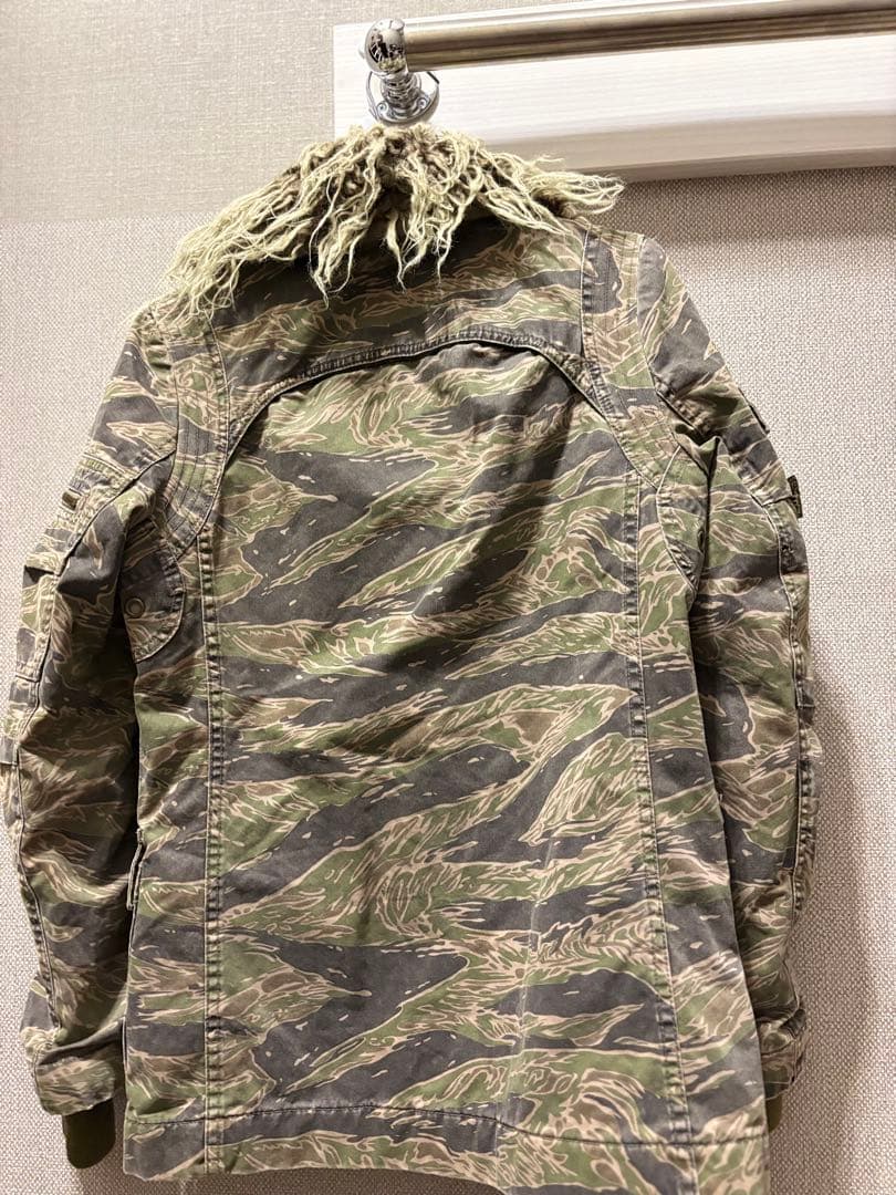 HYSTERIC 迷彩柄 ミリタリージャケット　ファー付き　Free size