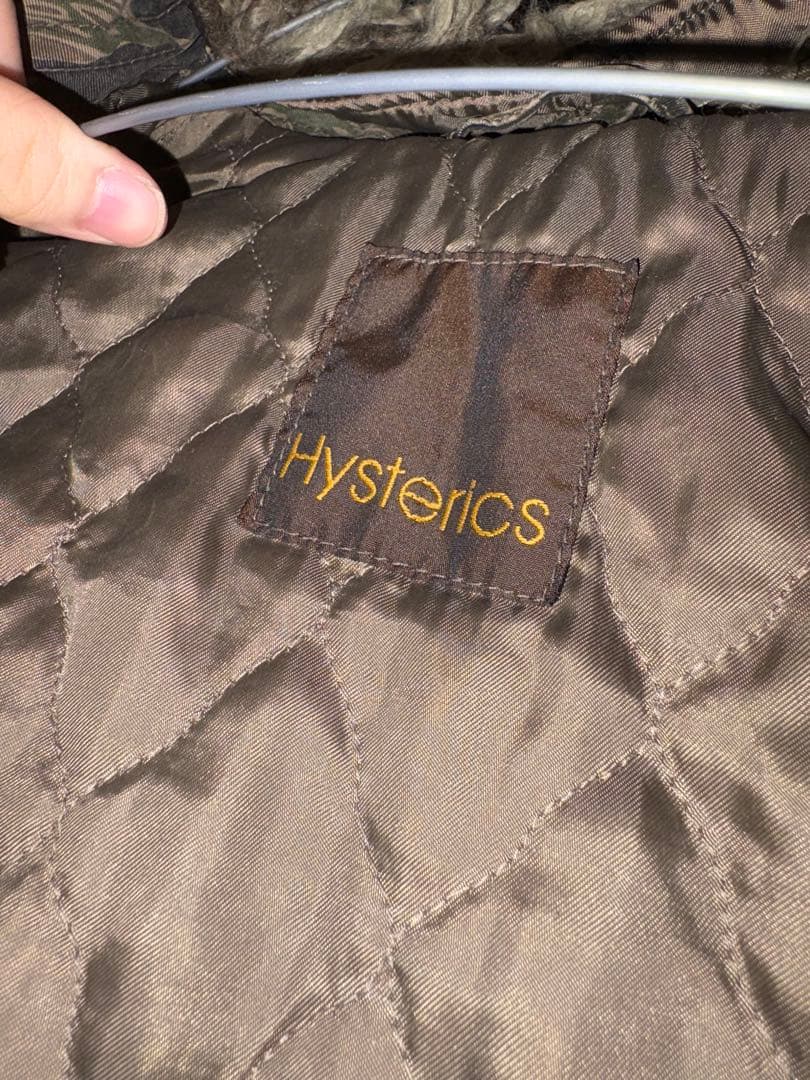 HYSTERIC 迷彩柄 ミリタリージャケット　ファー付き　Free size