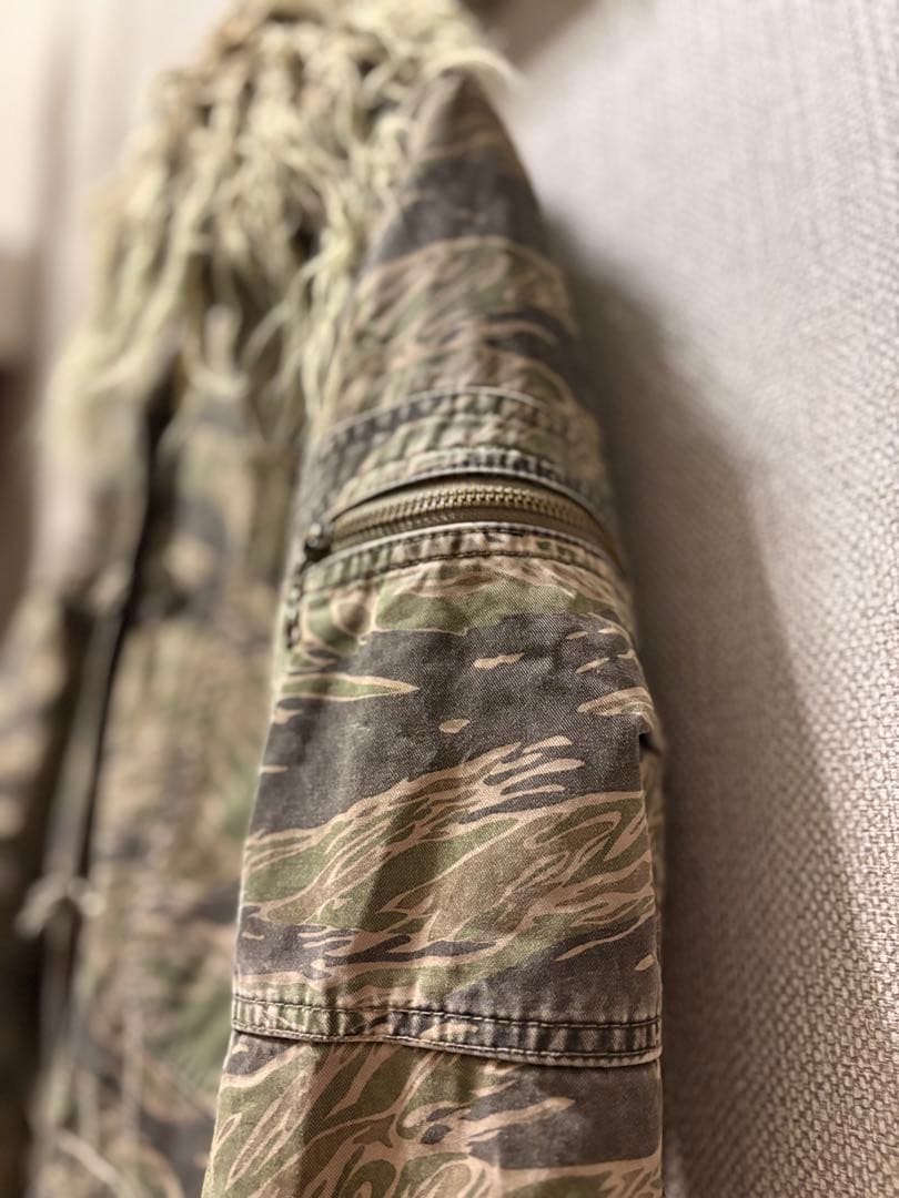 HYSTERIC 迷彩柄 ミリタリージャケット　ファー付き　Free size