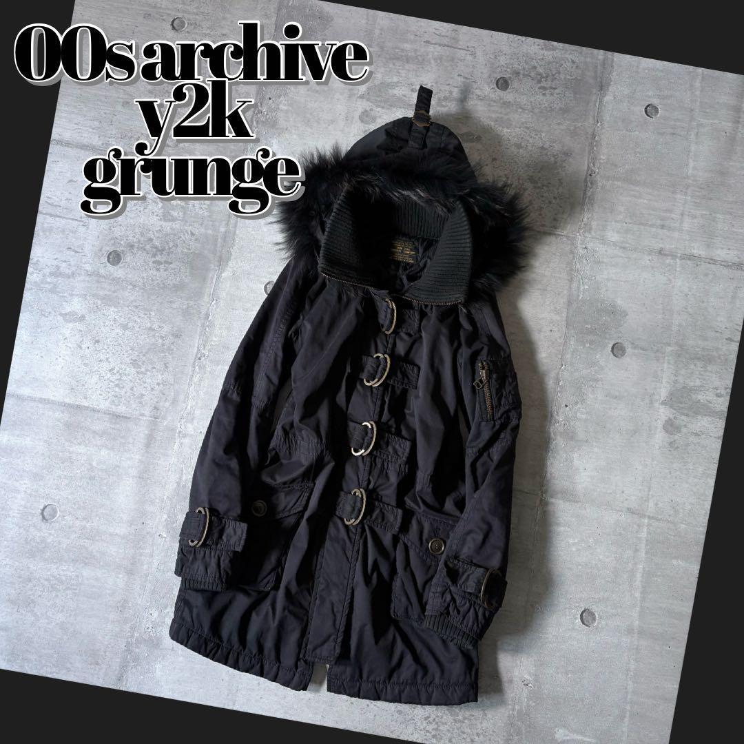 ジャケット・アウター 00s archive military jacket gimmick y2k