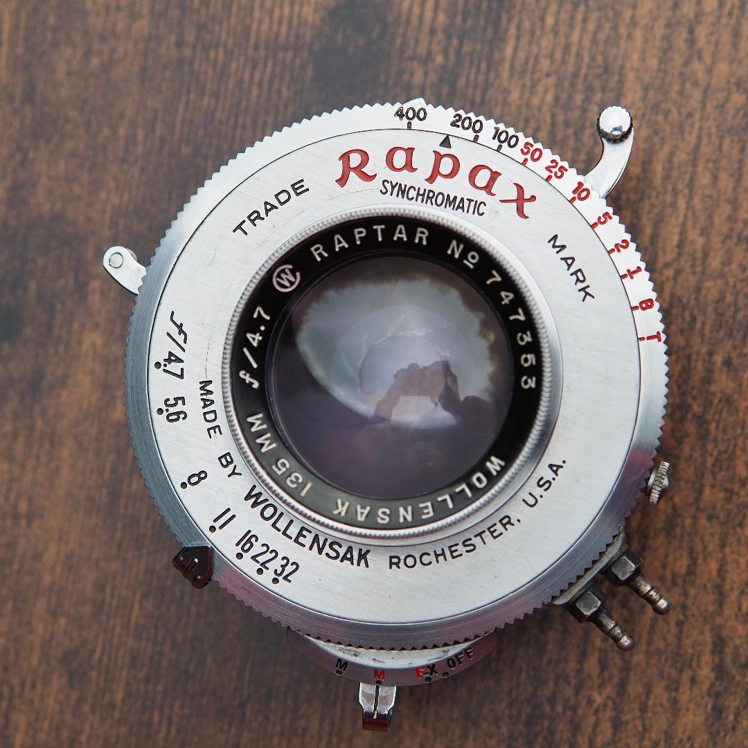 「超希少品」Rapax Synchromatic 135mm f4.7 USA