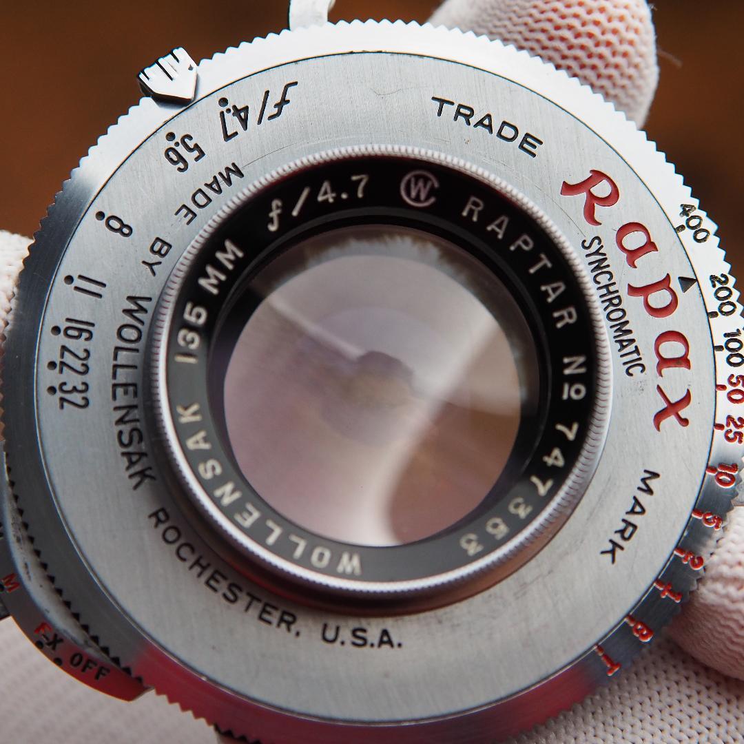 「超希少品」Rapax Synchromatic 135mm f4.7 USA