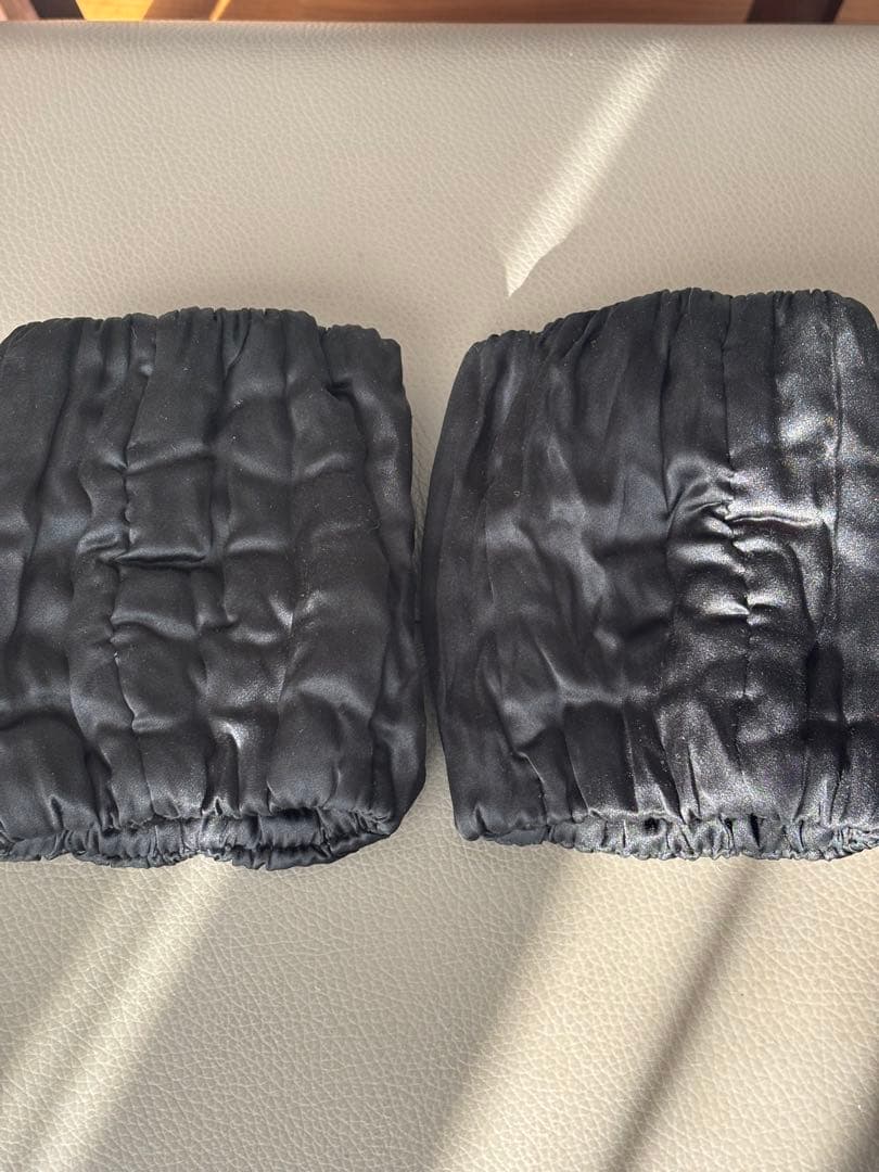 【美品】イオンドクター シルク足首レッグウォーマー ブラック