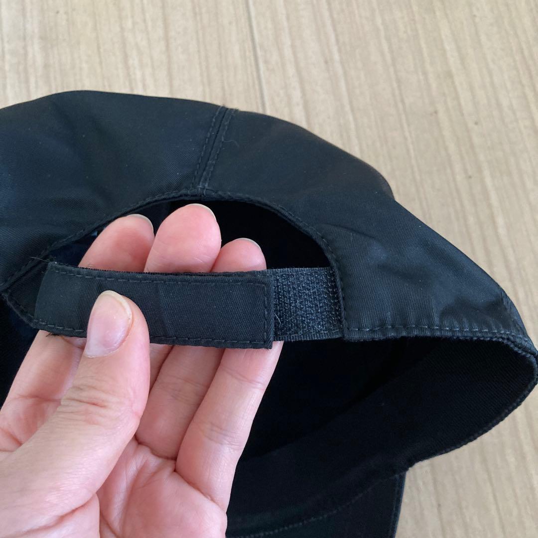 PRADA ブラック ベースボールキャップ Sサイズ