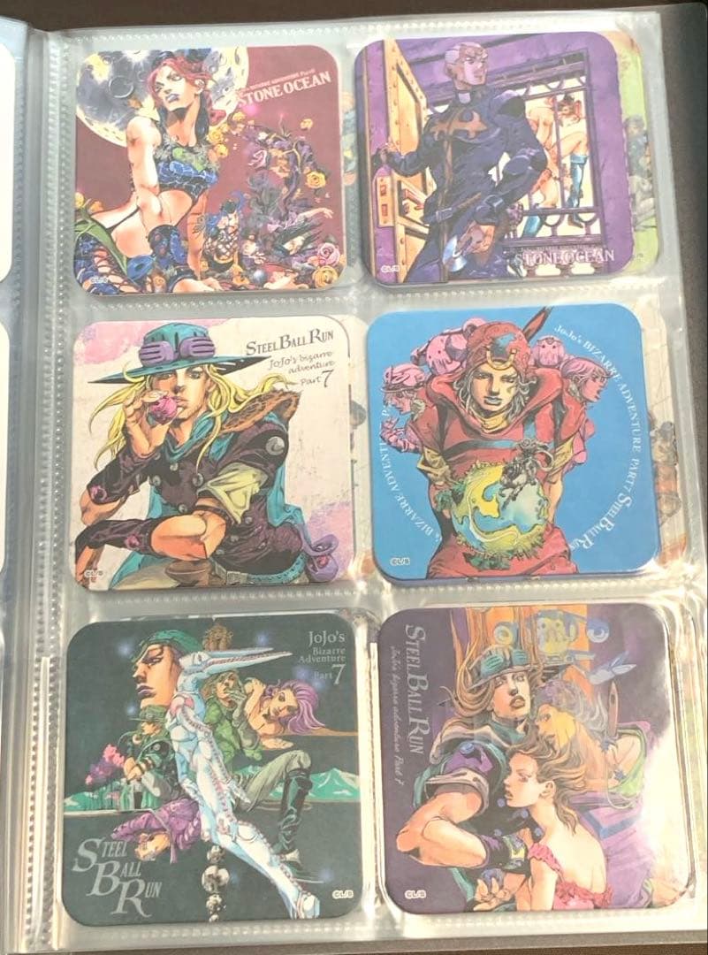 ジョジョの奇妙な冒険　原画展　アートコースター　58種