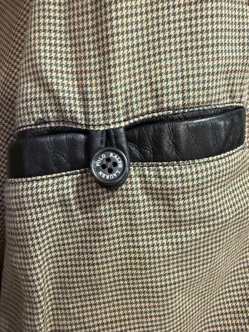 こ*こ様 Polo Ralph LaurenレザースウィングトップXXL 美品4