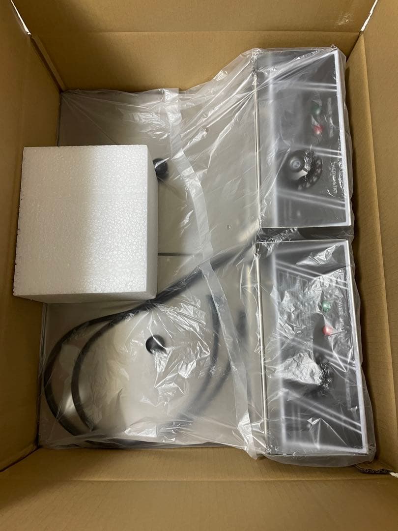 電気フライヤー 12L 卓上フライヤー 二槽式 2ピン