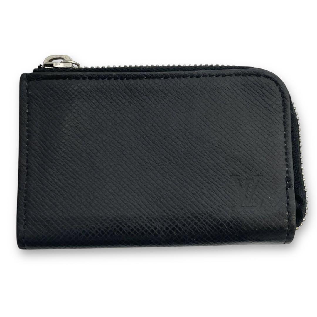 ルイヴィトン ケース ポルトモネ ジュール タイガ 黒 ブラック 小銭入れ