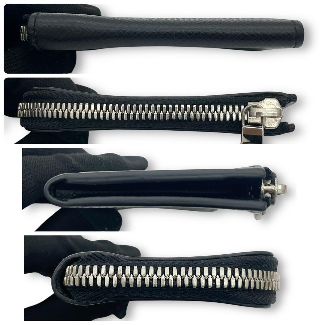 ルイヴィトン ケース ポルトモネ ジュール タイガ 黒 ブラック 小銭入れ