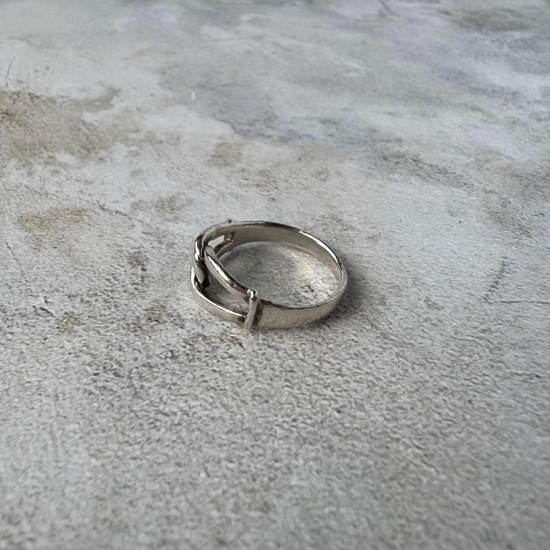 ヴィンテージ モダニストリンクリング シルバー925 9号 メキシコ製