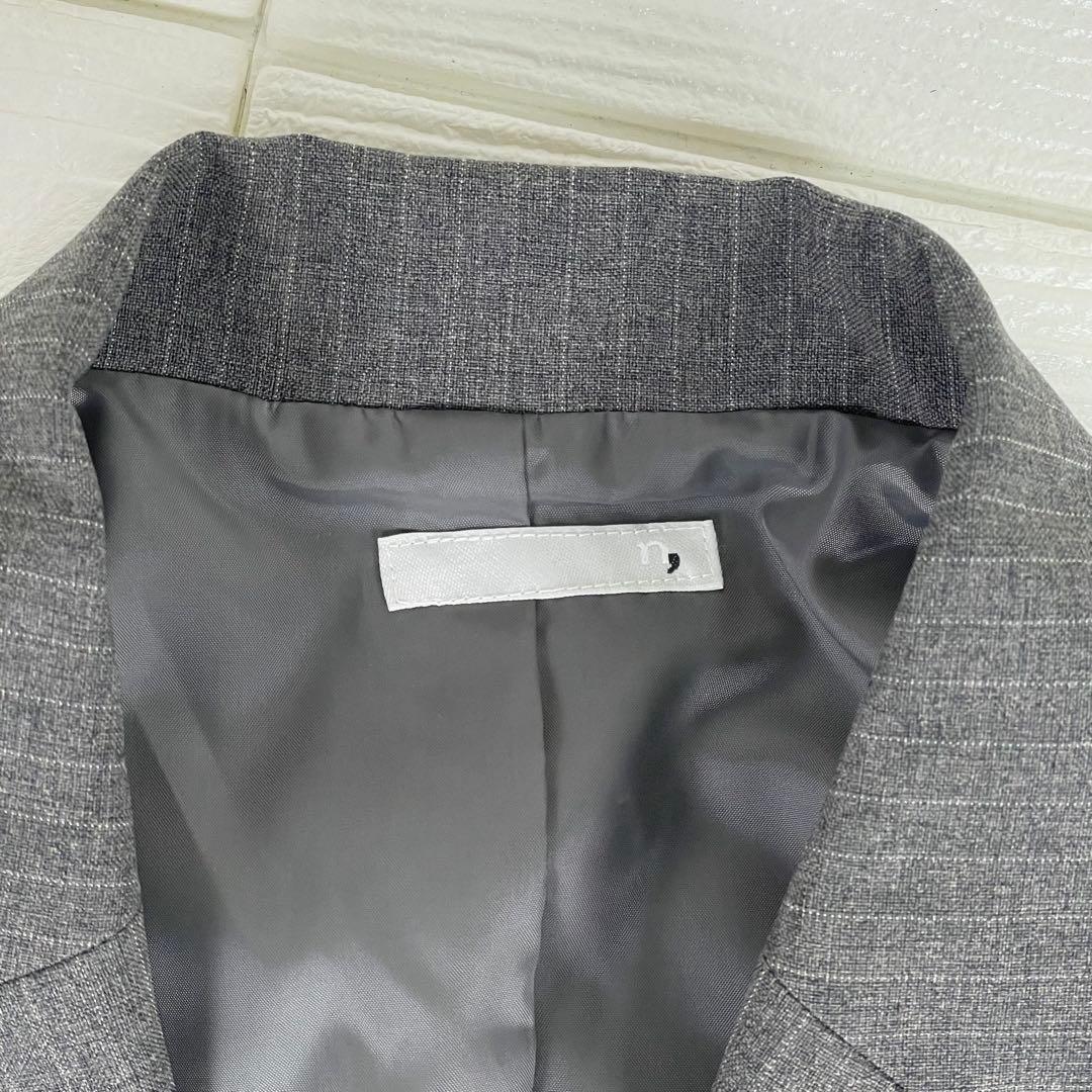 ｎ,レディース　ビジネススーツ　セットアップ　パンツ2本　19号　グレー