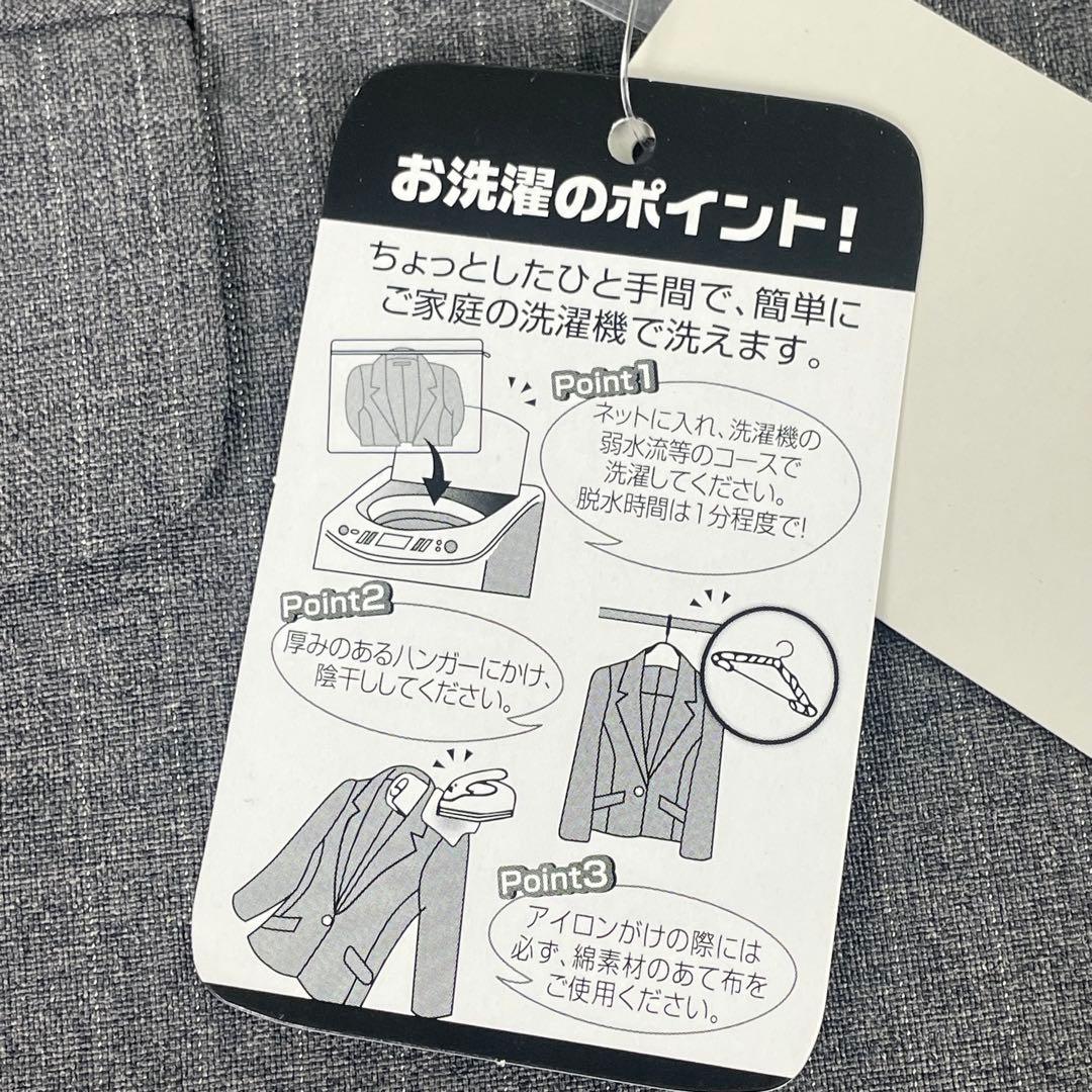 ｎ,レディース　ビジネススーツ　セットアップ　パンツ2本　19号　グレー