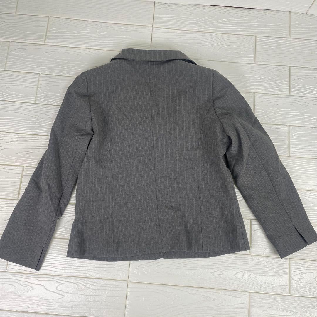 ｎ,レディース　ビジネススーツ　セットアップ　パンツ2本　19号　グレー