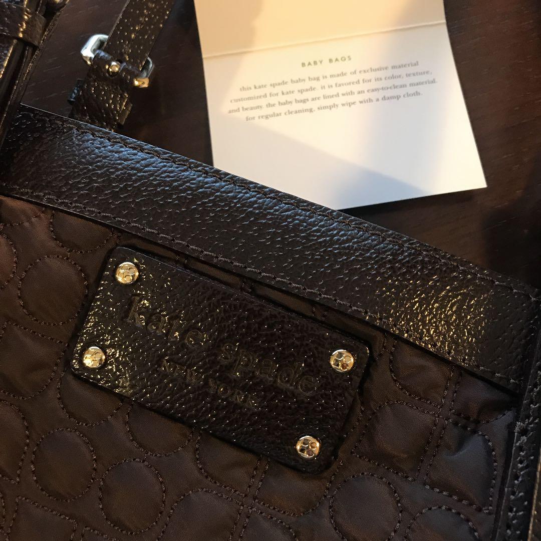 美品 ケイトスペード マザーズ/ベイビーバッグ ブラウン