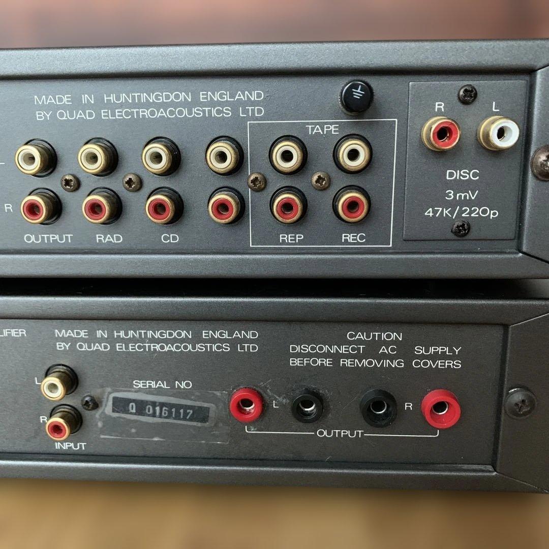 QUAD34コントロールアンプ／306パワーアンプ セット