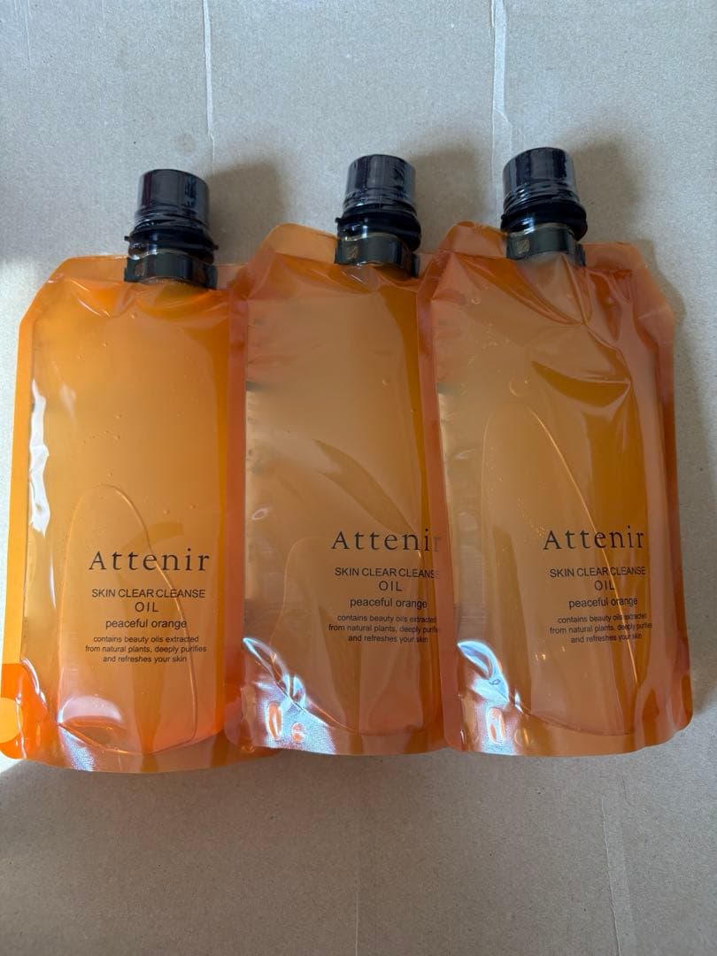 アテニア　スキンクリアクレンズオイル　ピースフルオレンジ　エコパック3本