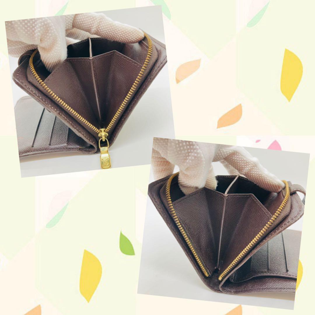 LOUIS VUITTON ルイヴィトン ダミエ 二つ折り財布 A702