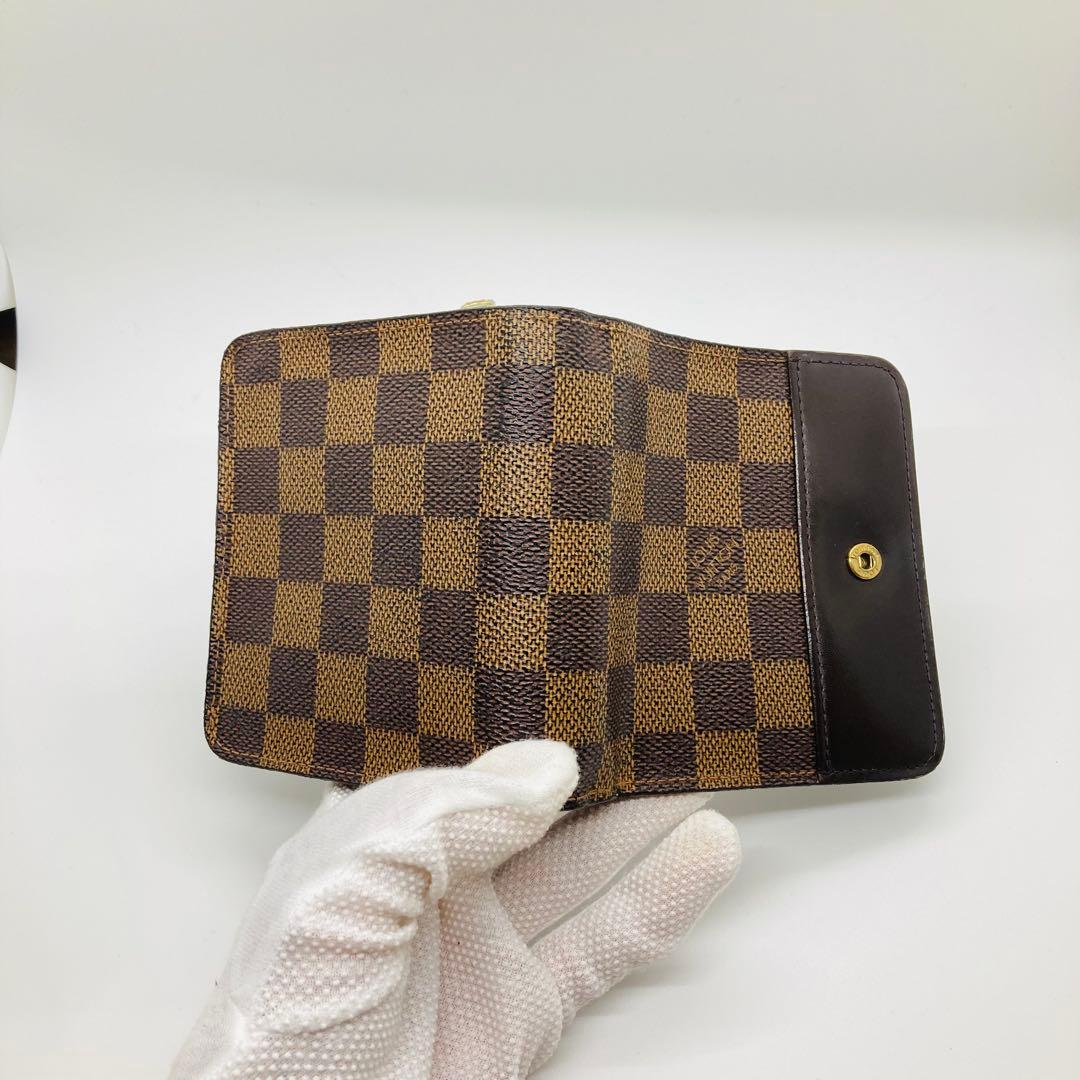 LOUIS VUITTON ルイヴィトン ダミエ 二つ折り財布 A702