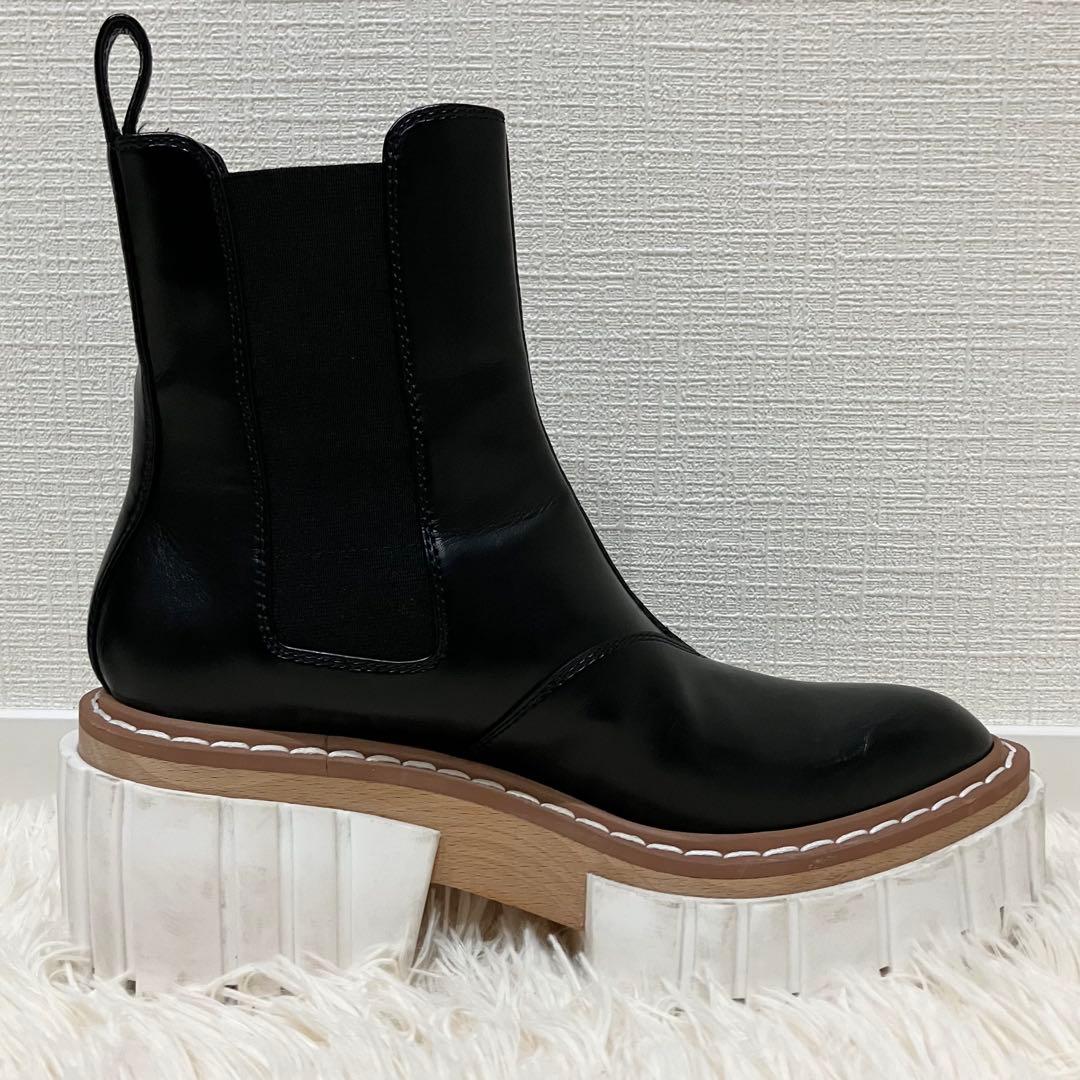 STELLA McCARTNEY エミリーブーツ　サイドゴア　23cm ブラック