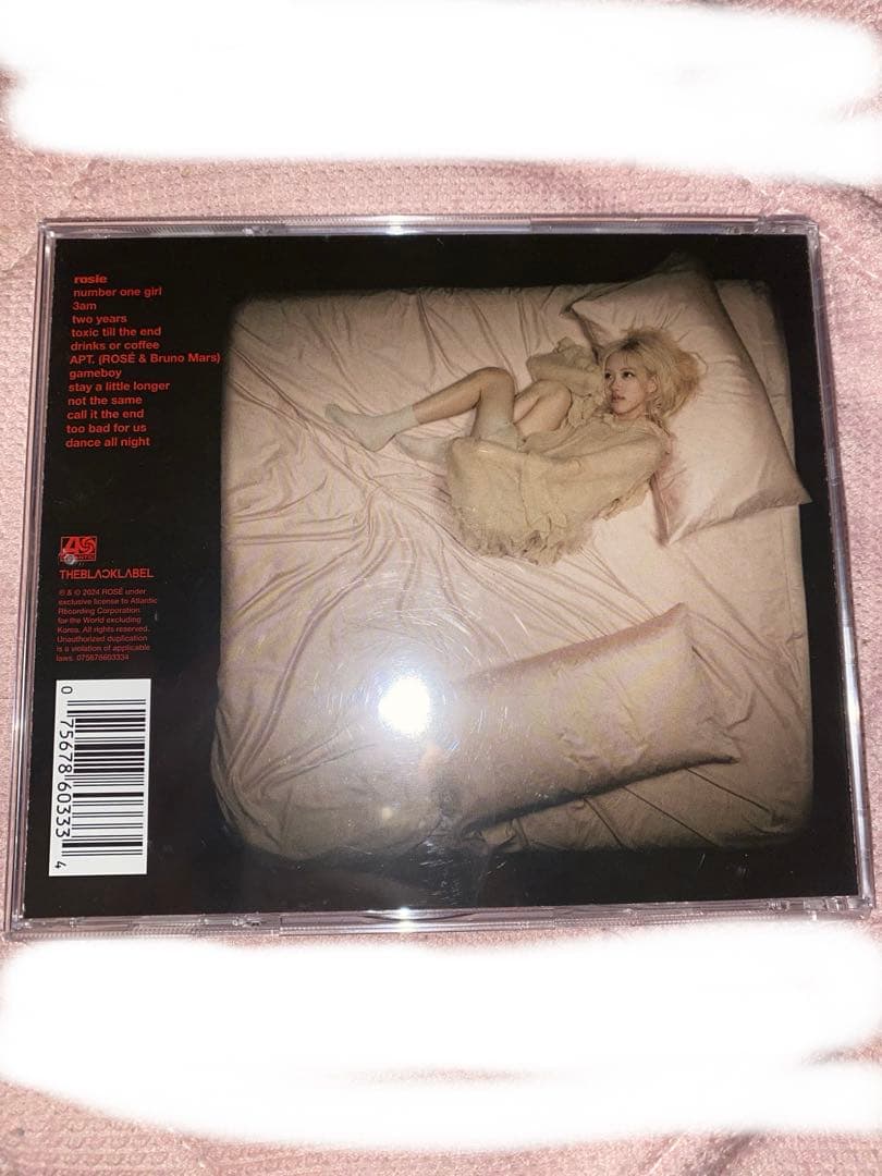 直筆サイン アルバム rosie rosé BLACKPINK