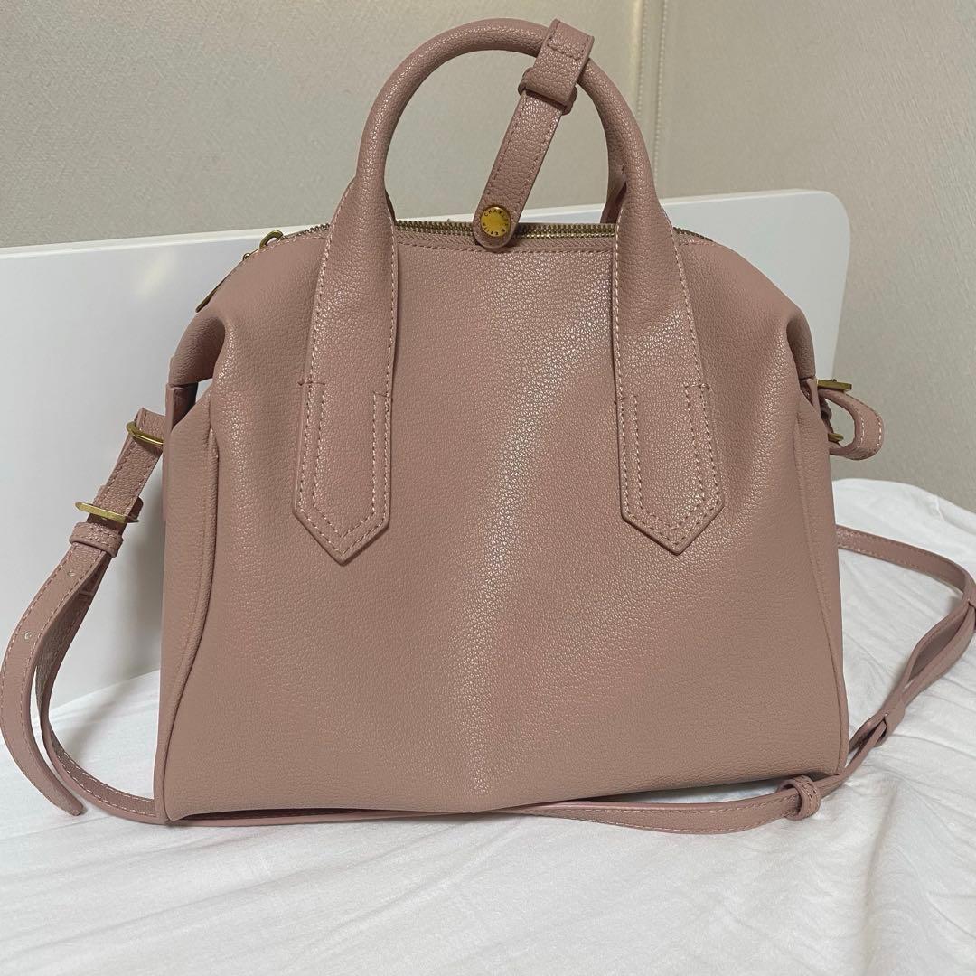 チャールドアンドキース スローチー ダブルハンドルバッグ （Mauve）