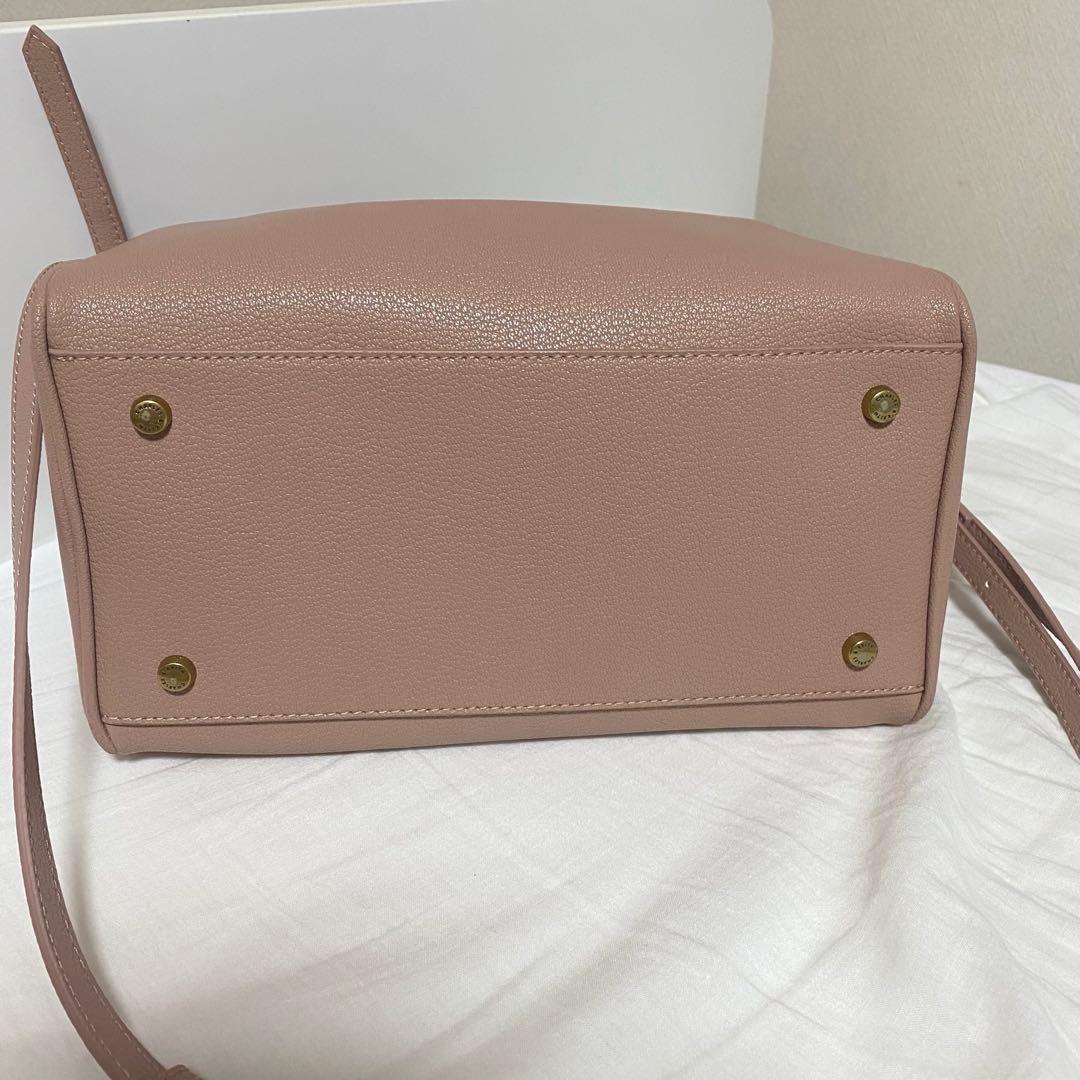 チャールドアンドキース スローチー ダブルハンドルバッグ （Mauve）