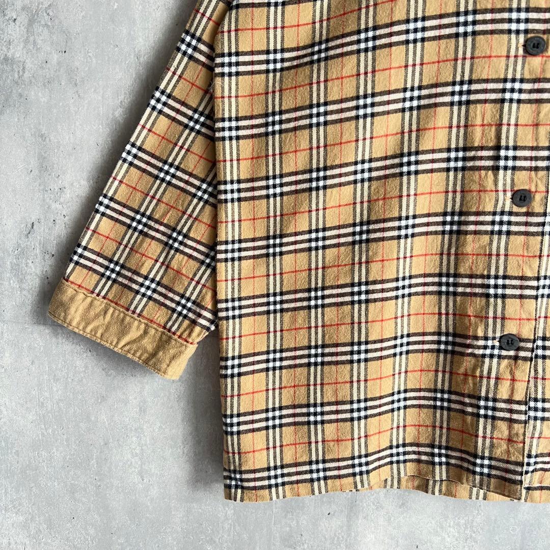 BURBERRY LONDON　ネルシャツタイプ　ノバチェック　セットアップ　L