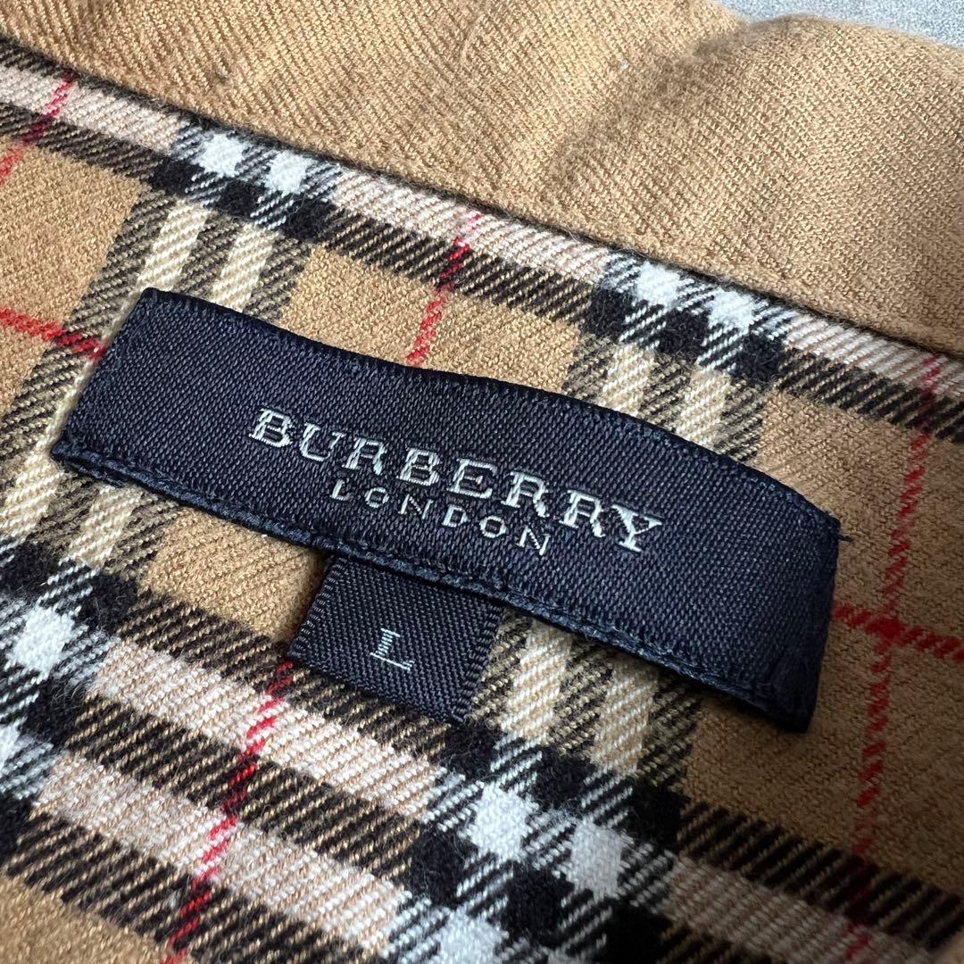 BURBERRY LONDON　ネルシャツタイプ　ノバチェック　セットアップ　L
