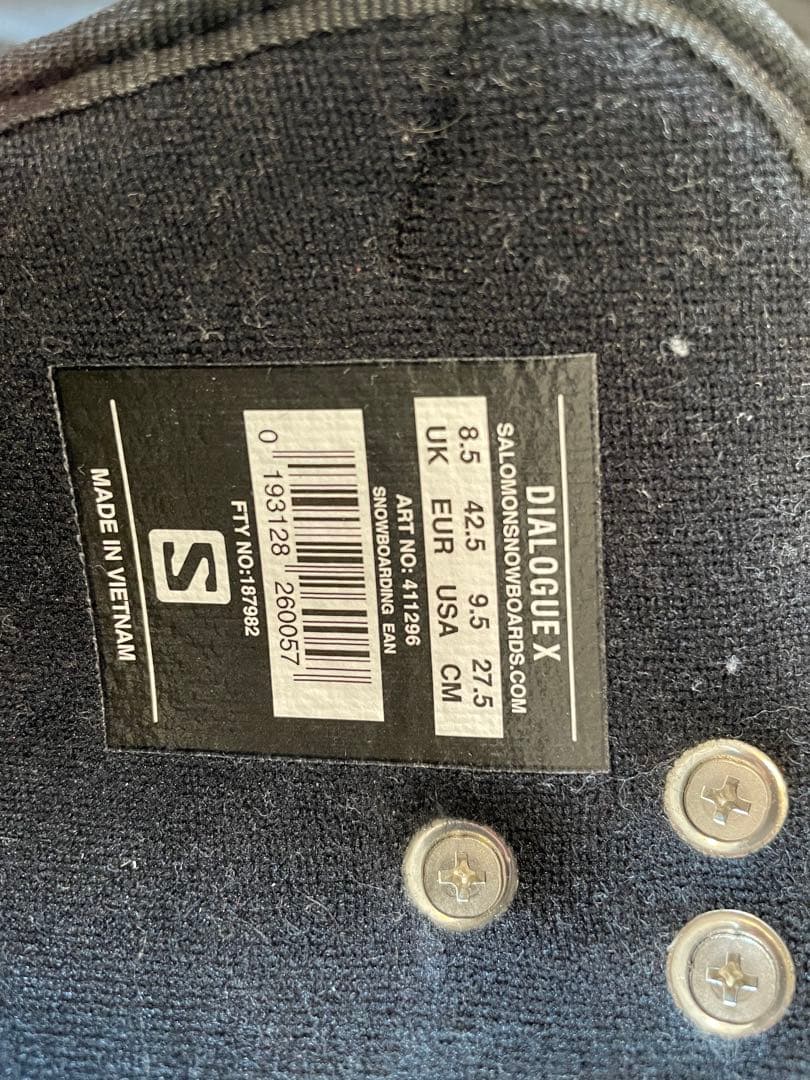 (破格)SALOMON スノーボード バインディングブーツ19日午前以降発送22